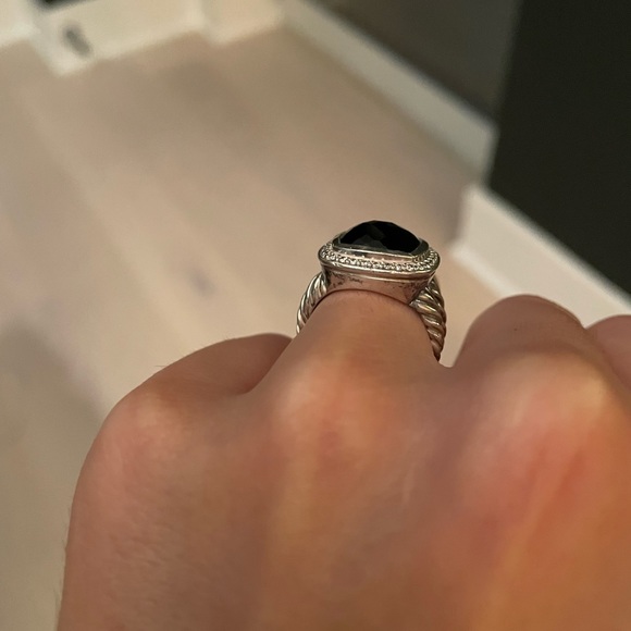 David Yurman Black Onyx Albion Ring - Picture 7 of 7